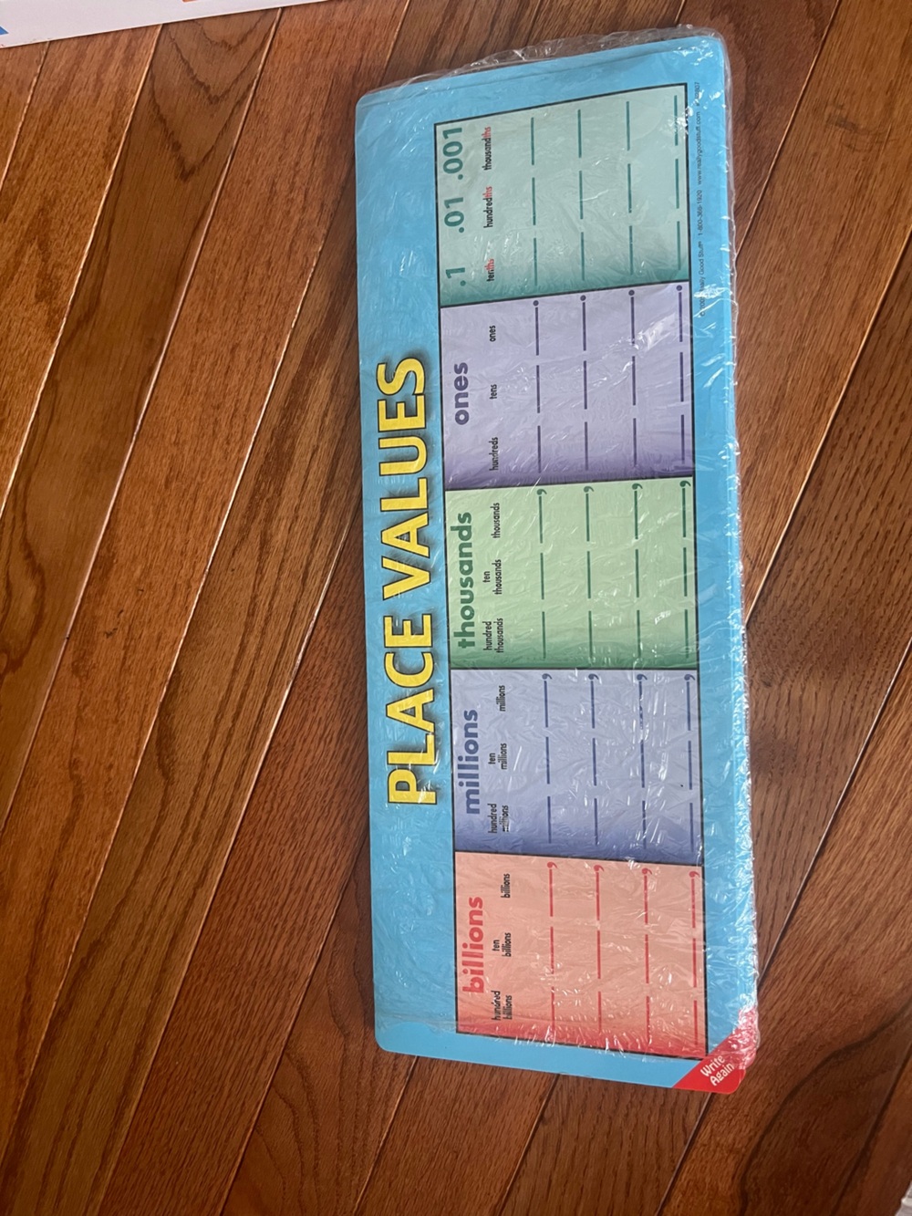 20 place value learning cards